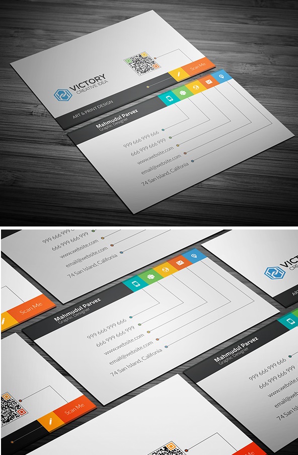 PSD Template both sides preview