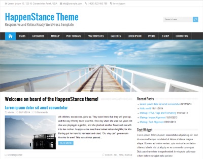 HappenStance free theme